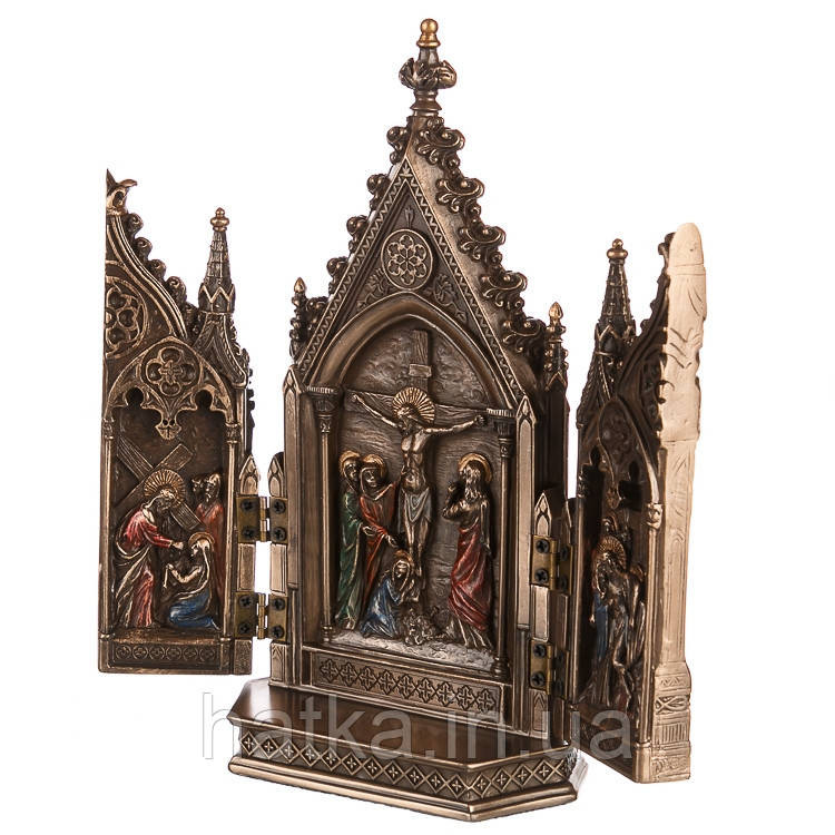 Статуетка Veronese "Триптих" 20*10 см основана сюжет із бронзовим покриттям 76234A4 Київ - фото 2