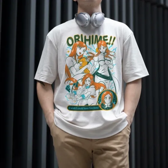 Футболка чоловіча з  принтом Блич Оріхіме WE Розмір 48 Anime0993 Дніпро