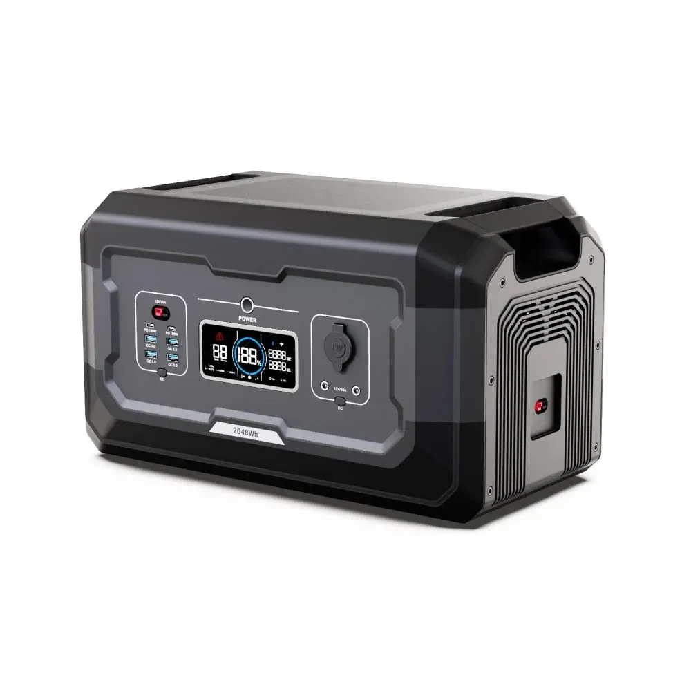 Комплект резервного живлення OUPES 3072Wh 2000W: зарядна станція OUPES S1 2000W 1024Wh LiFePO4 та додаткова батарея OUPES S2-BAT Киев - изображение 3