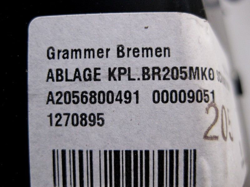Mercedes-Benz  A2056800491 9051 Речове відділення у центральній консолі ззаду чорне E-Class W213 C238 C-Class W205 GLC X253 EQC 293 Одеса - фото 3