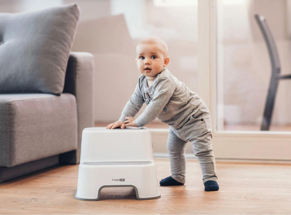 Сходинки для дитини у ванну на 2 сходинки FreeON, white - grey Київ - фото 7