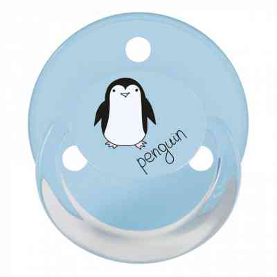 Пустышка Baby-Nova Penguin&Bear Uni 0-24 мес., голубая/серая, 2 шт. (3962098) Винница