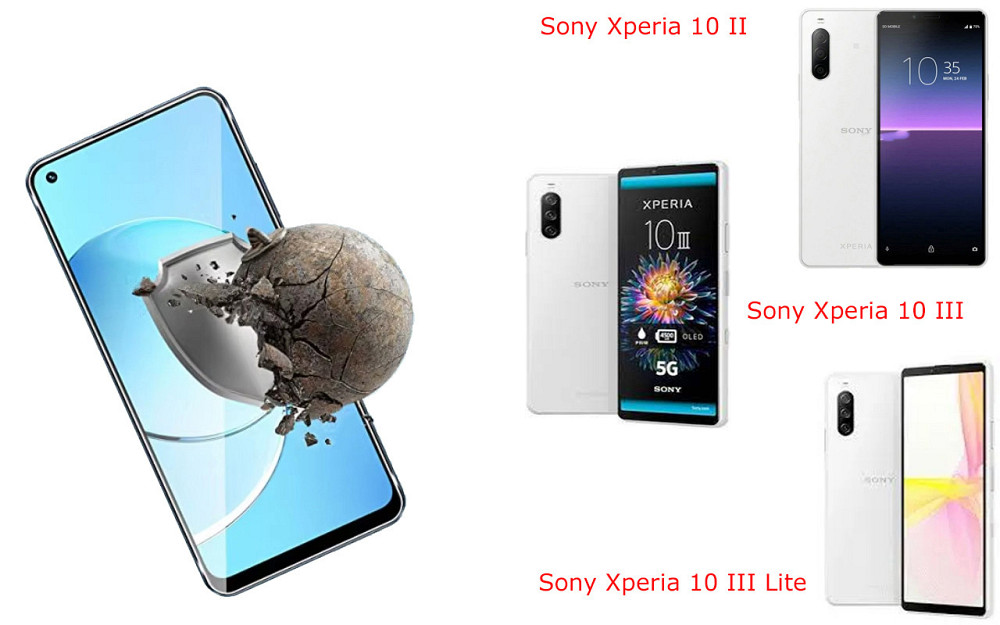 Захисне скло DefenzoGlass для Sony Xperia 10 II, Xperia 10 III, Xperia 10 III Lite – подвійна міцність Київ - фото 2