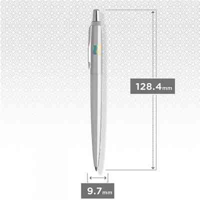 Ручка шариковая Parker JOTTER 17 UKRAINE SS CT BP Флаг желто-синий на колпочке (16132_T008c2) Винница