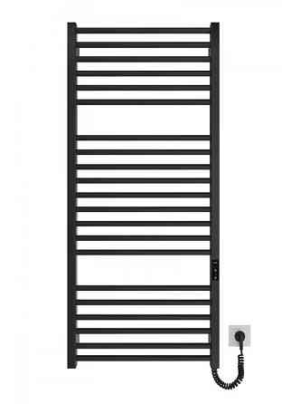 Електрична рушникосушка HF Derby 1170х530 TR K чорна матова Київ