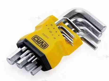 Набір ключів шестигранних коротких CrV (9шт) СИЛА Харків