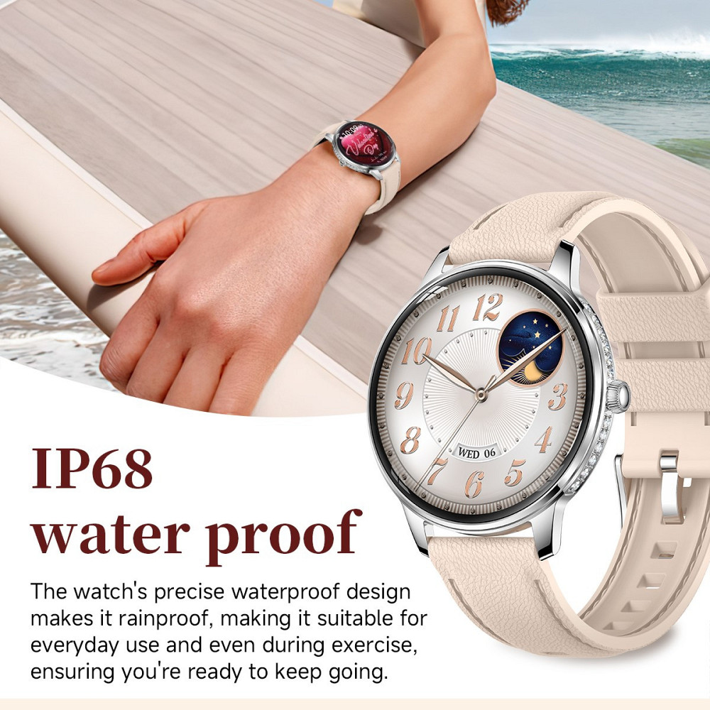 Розумний смарт-годинник Smart Brilliant Slim Silver Rubber (2 ремінці) Вінниця - фото 17