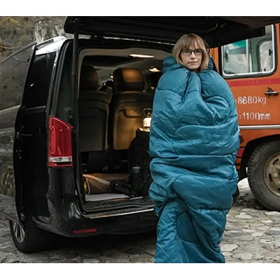 Спальний мішок KingCamp Tigris 250 Peacockblue (KS2423_PEACOCKBLUE_L) Вінниця - фото 4