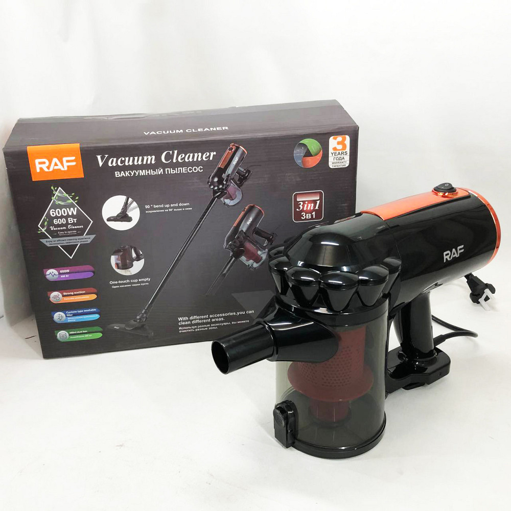Вертикальный мощный пылесос без мешка RAF, Многофункциональный вертикальный пылесос TV-67 Львов - изображение 10
