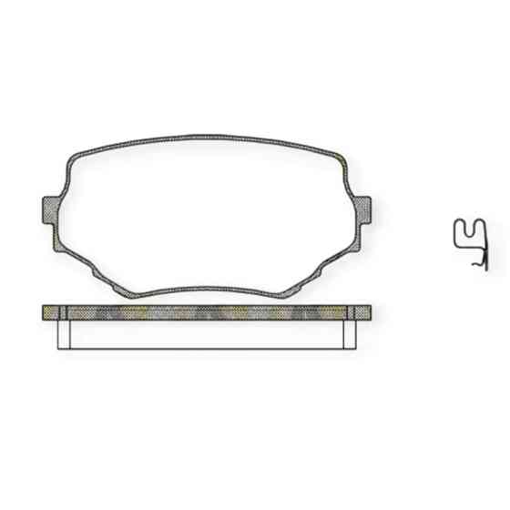 Колодки гальмівні Сузукі Grand Vitara, Vitara (1990-) переднім Мукачево