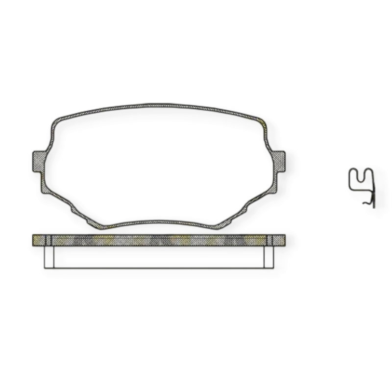 Колодки гальмівні Сузукі Grand Vitara, Vitara (1990-) переднім Мукачево - фото 1