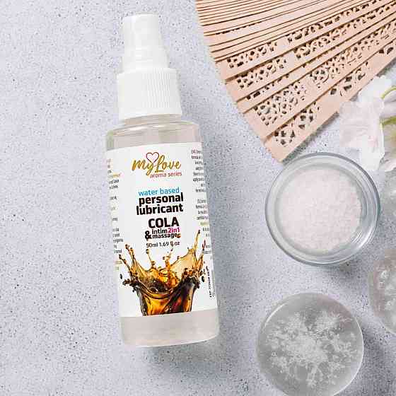 2в1 лубрикант та масажний гель - MyLove Aroma Series Intim&Massage Cola, 50 мл Sex Aura Київ