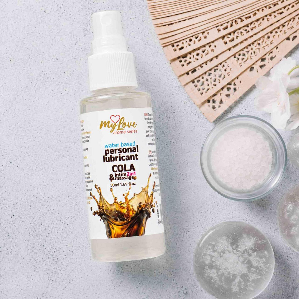2в1 лубрикант та масажний гель - MyLove Aroma Series Intim&Massage Cola, 50 мл Sex Aura Київ - фото 3