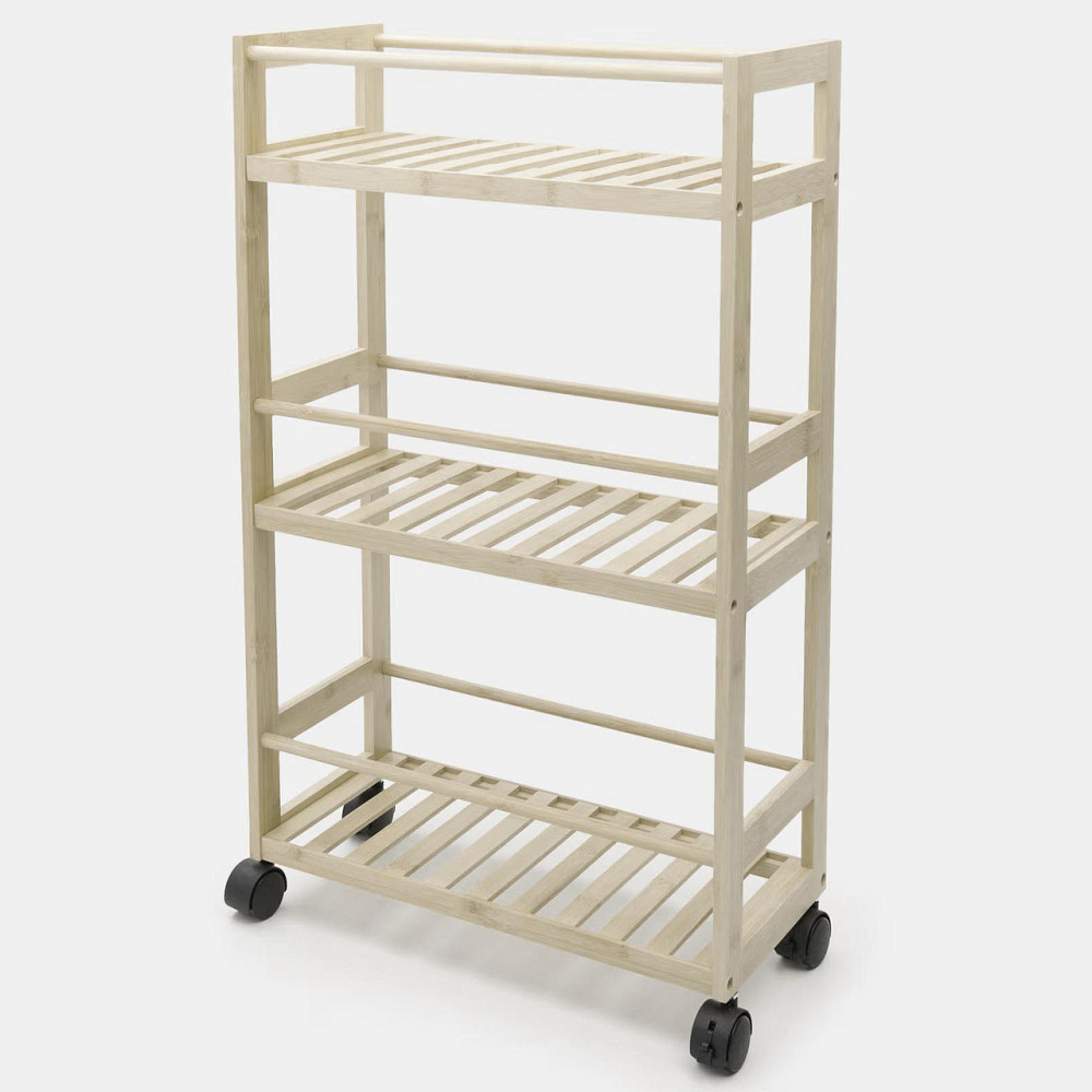 Этажерка для ванной на колёсиках 