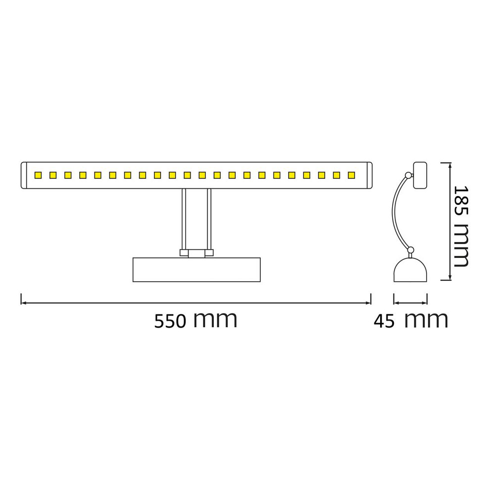 Подсветка зеркал-картин LED 