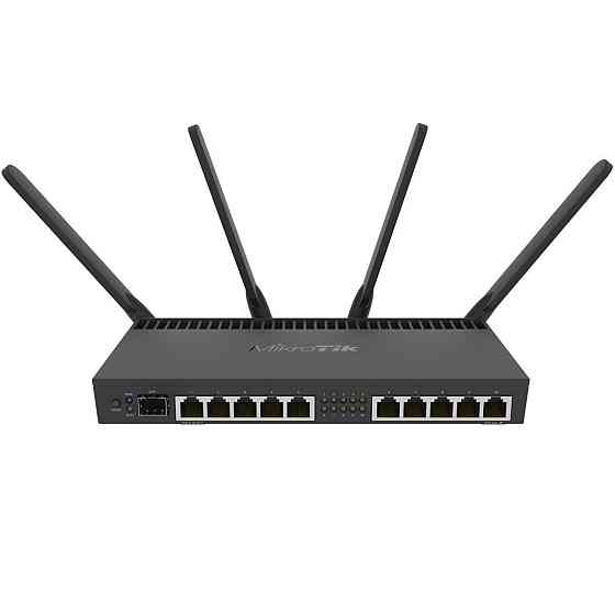 Бездротовий маршрутизатор MikroTik RB4011iGS+5HacQ2HnD-IN Black Харків