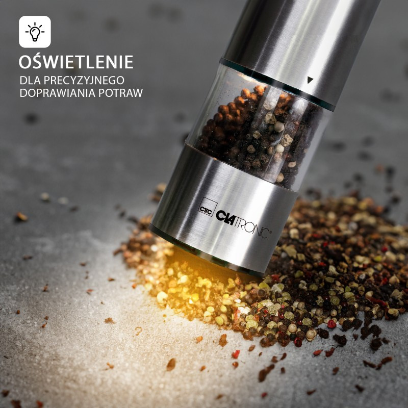 Електричний подрібнювач спецій Clatronic PSM (3004) Нержавіюча сталь Нововолинськ - фото 6