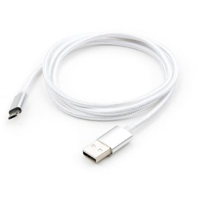 Дата кабель USB 2.0 AM to Micro 5P 1m LED silver Vinga (VCPDCMLED1S) Вінниця - фото 5