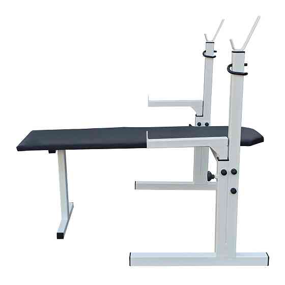 Скамья для жима горизонтальная со страховкой 60 на 30 мм Киев