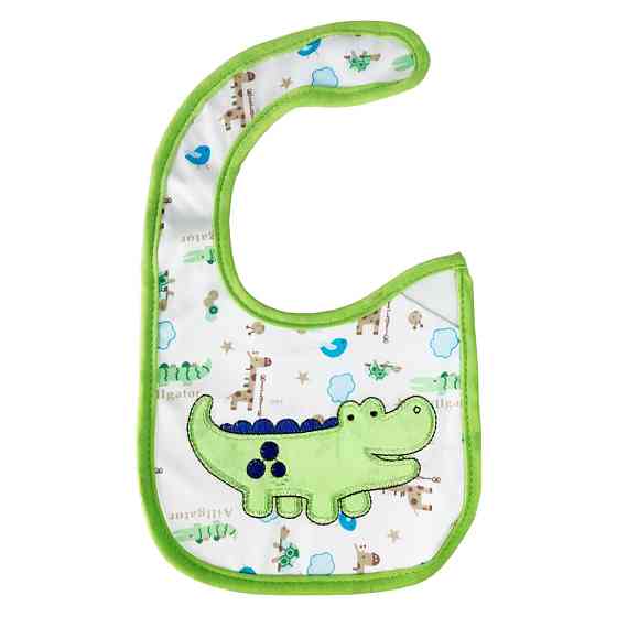 Слинявчик тканинний "Crocodile" MGZ-0614-1 на липучці Вінниця