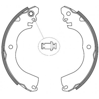 Гальмівні колодки REMSA 4257.00 Вінниця - фото 1
