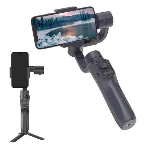 Стедікам Трьохосьовий Bluetooth Стабілізатор для телефону F10 Pro 3-Axis Gimbal для Android та iPhone Київ