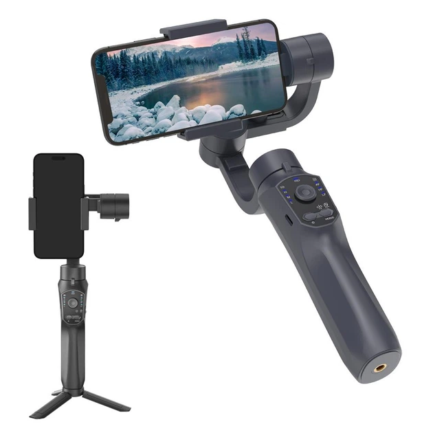 Стедікам Трьохосьовий Bluetooth Стабілізатор для телефону F10 Pro 3-Axis Gimbal для Android та iPhone Київ - фото 2