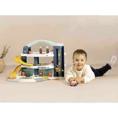 Ігровий набір Smoby Little Великий гараж 3 поверхи, з машинкою та гелікоптер (7600140203) Вінниця