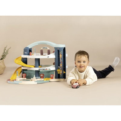 Ігровий набір Smoby Little Великий гараж 3 поверхи, з машинкою та гелікоптер (7600140203) Вінниця - фото 5