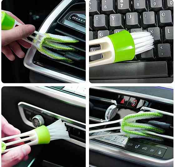 Щітка чищення салону, з потрійною головкою для дефлектора Мукачево