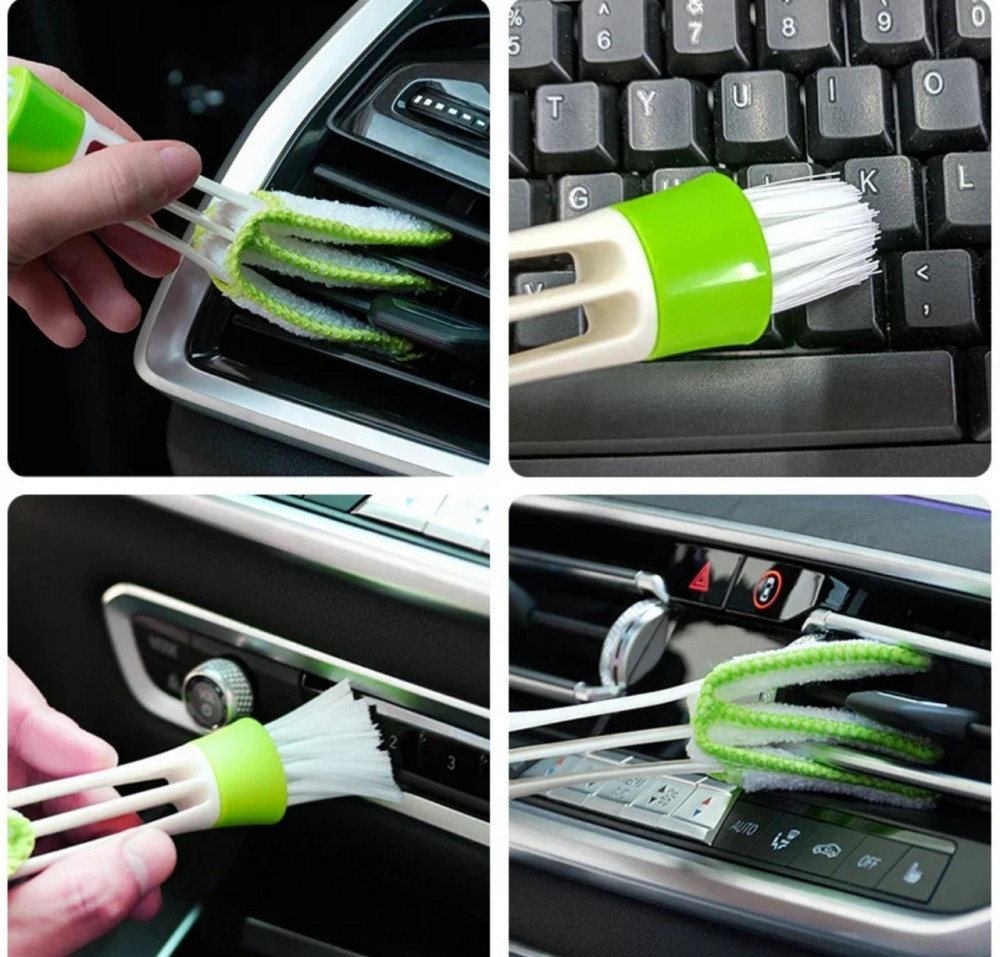 Щітка чищення салону, з потрійною головкою для дефлектора Мукачево - фото 4