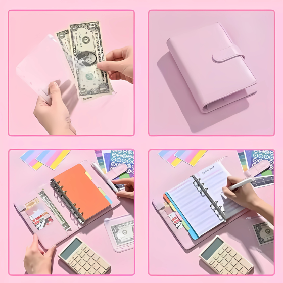 Блокнот-планер для финансов формат А6,планер бюджета и хранения денег,органайзер для ведения учёта дохода Каменец-Подольский