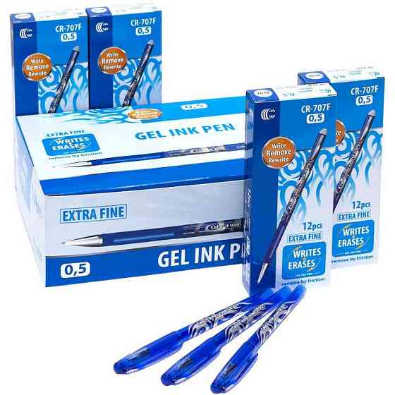 Ручка "С" "пише-стирає" синя CR-707F Вінниця