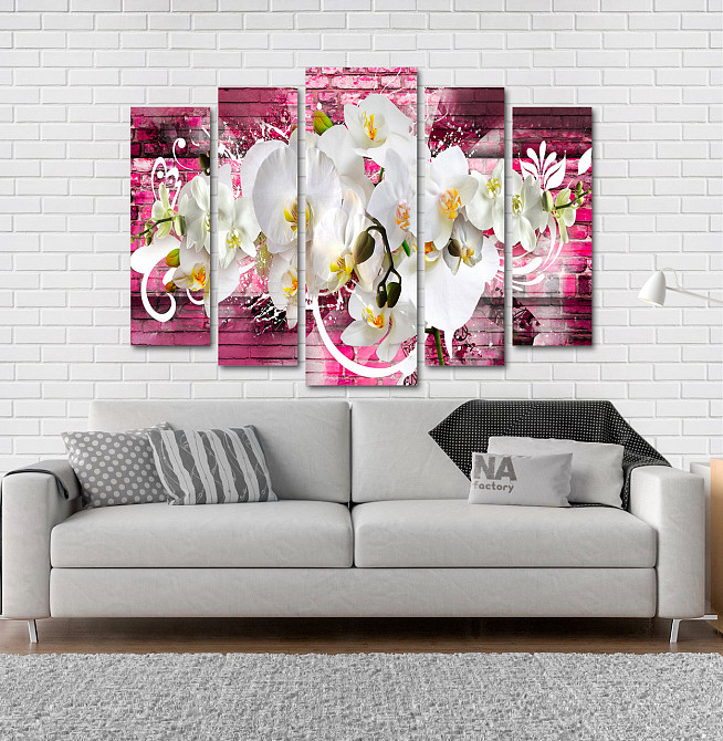 Модульна картина Квіти Абстракція Art-211_5 Київ - фото 2