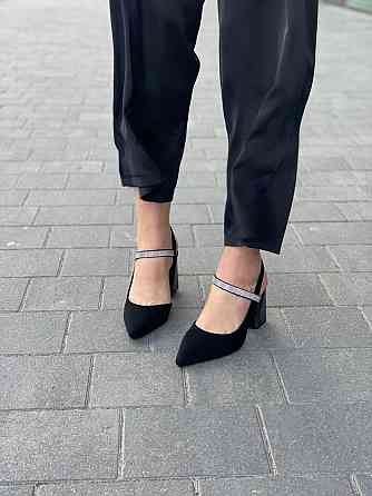 Meideli Жіночі босоніжки чорні із закритим носком літні з еко-замші MEIDELI -1 р. 36-40 Коломыя