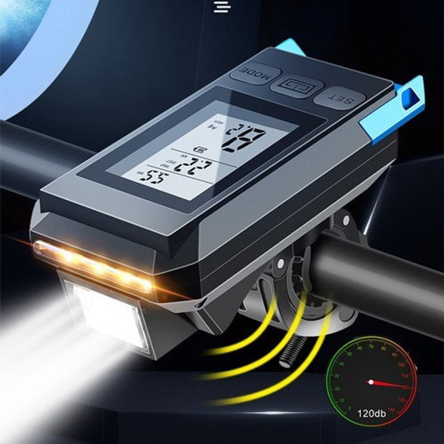 Фара led для велосипеда MT-088-T6, Велосипедний передній ліхтар, Ліхтарик для ZV-343 самоката велосипеда Київ - фото 3