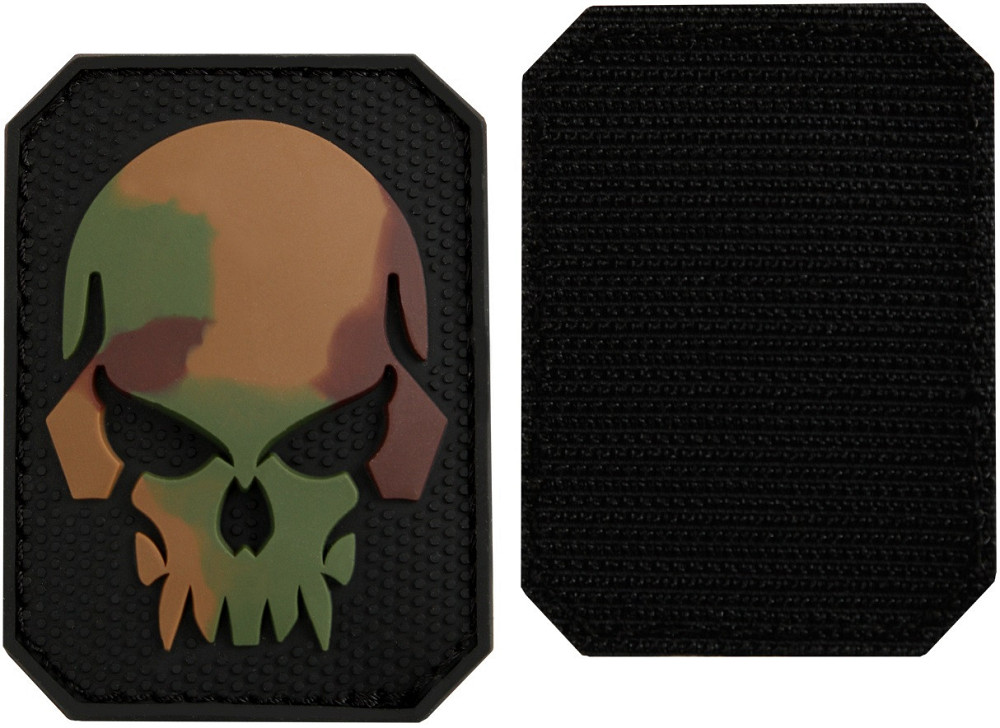 Шеврон 3D PVC на липучці Mil-Tec 16832020 "Skull" Череп (Патч ,Нашівка ,Емблема) Woodland Нововолинськ - фото 1