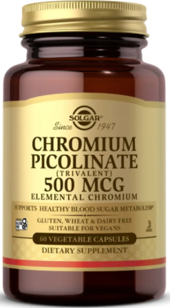 Хром пиколинат Solgar Chromium Picolinate 500 mcg 60 капс Киев