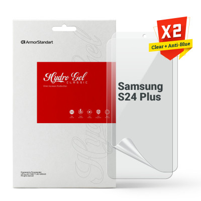 Плівка захисна Armorstandart Kit Clear + Anti-Blue Samsung S24 Plus (ARM80689) Вінниця - фото 1