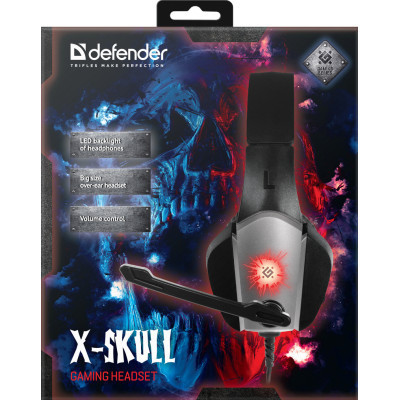 Навушники Defender X-Skull Black-Grey (64585) Вінниця - фото 7