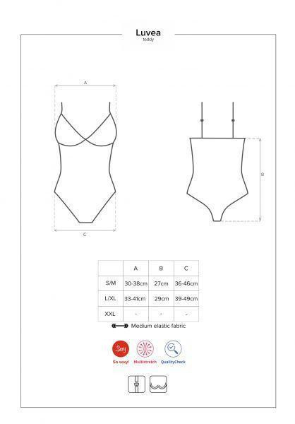Боди Obsessive Luvae teddy S/M Sex Aura Киев - изображение 3