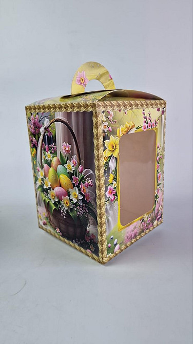 Коробка под пасхальный  Пасхи 14см *14см*18,7см  (400грм) №3 (1 шт) Харьков - изображение 3