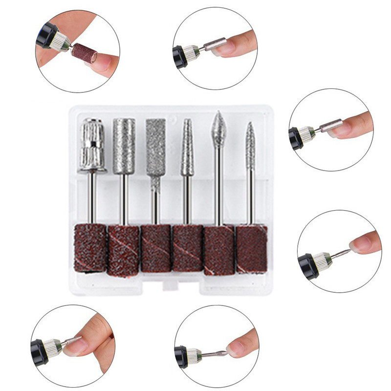 Насадки на фрейзер 6 насадок серебристо-коричневый Киев - изображение 2