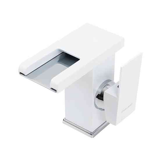 Змішувач для раковини світлодіодний VALESO NSB015 білий Коломыя