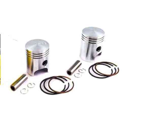 Поршень мотоцикл Ява 12V 1р (Ø58,25) (пара) (+кільця поршневі, пальці) Мукачево