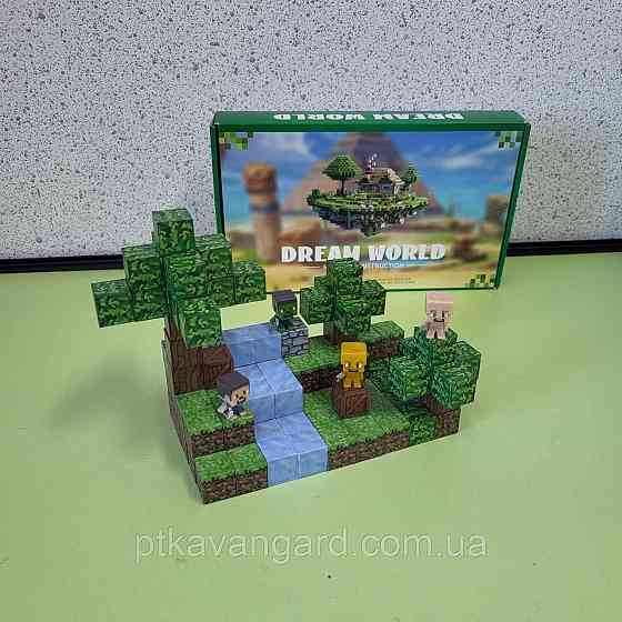 Магнітний конструктор майнкрафт 106 магнітних блоков водоспад Dream World LZCK 018 Хмельницький