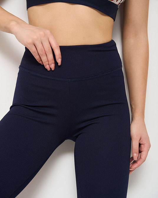 Лосини жіночі в рубчик Nicoletta 10076 Синій, XL Київ - фото 3