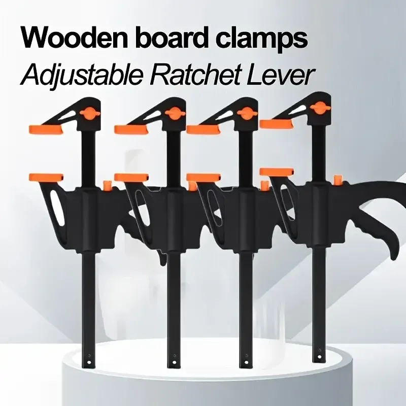 Одноручна F-образна струбцина 4" для столярних робіт Київ - фото 3