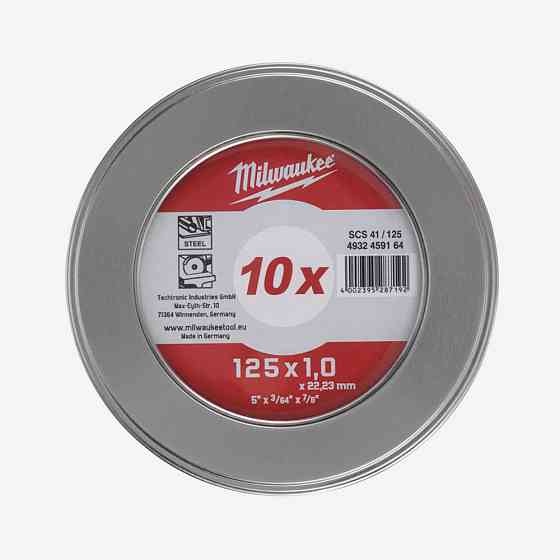 Диск отрезной по металлу MILWAUKEE, SCS 41/125х1, Ø125 (10шт) Одесса