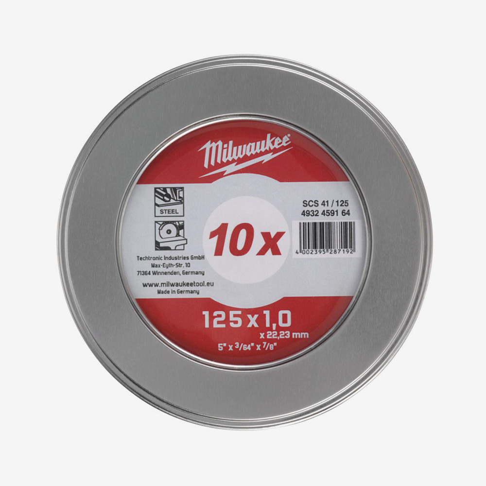 Диск отрезной по металлу MILWAUKEE, SCS 41/125х1, Ø125 (10шт) Одесса - изображение 1